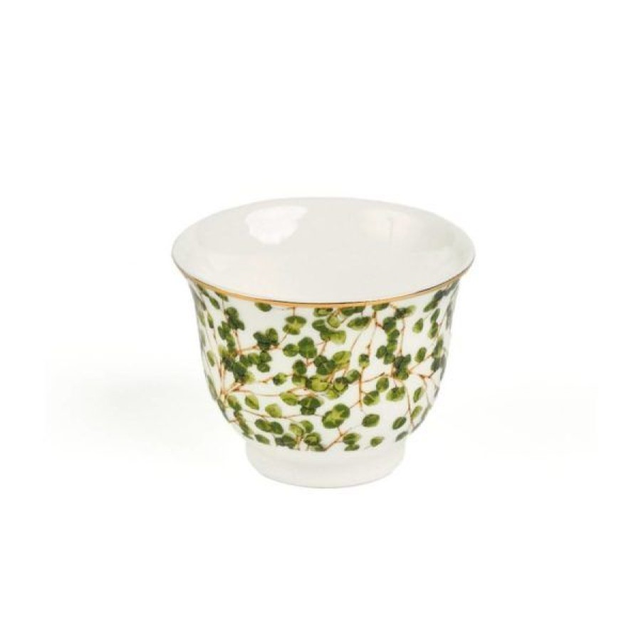 Coffee & Tea Zarina Tableware Arabic Coffee Cups (Finjans) | Set Of 6 Ivy Arabic Coffee Cups