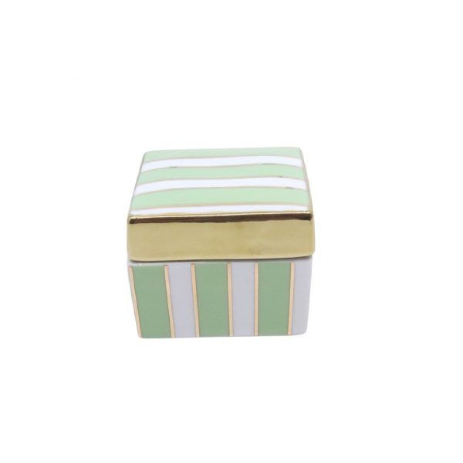 Accessories Rosanna Inc  | Ladies Choice Green Stripes Box