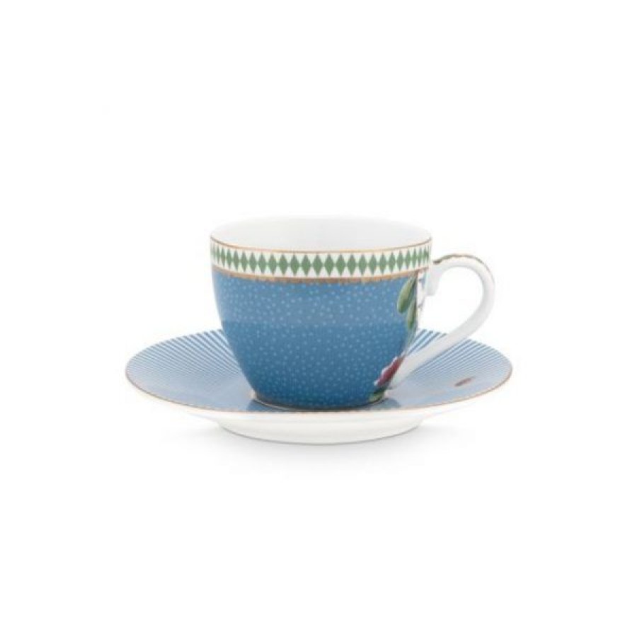 Coffee & Tea Pip Studio Espresso Cups | Set Of 2 La Majorelle Espresso Cups & Saucers