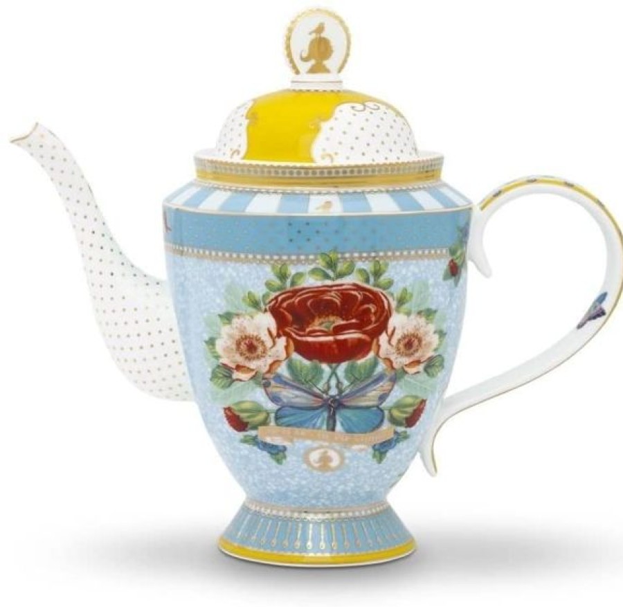 Coffee & Tea Pip Studio  | Large Rose Teapot Pip 10 Years