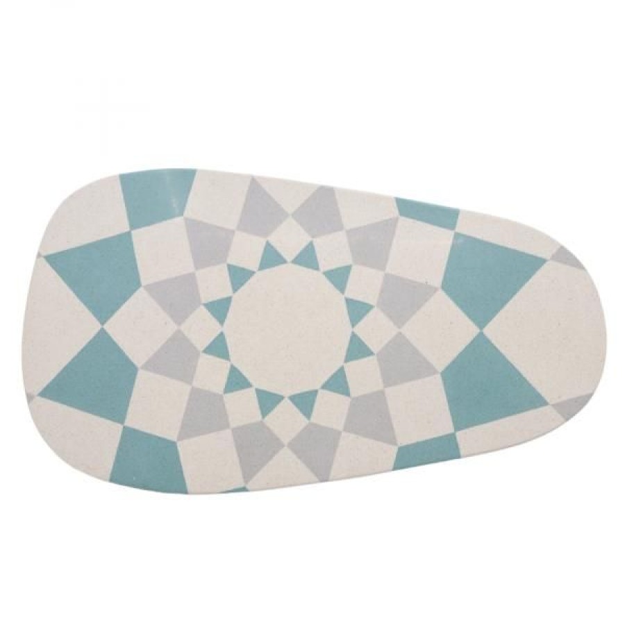 Tabletop Blatt Chaya Serving Plates | Blatt Chaya El Mina Grey Oval Platter