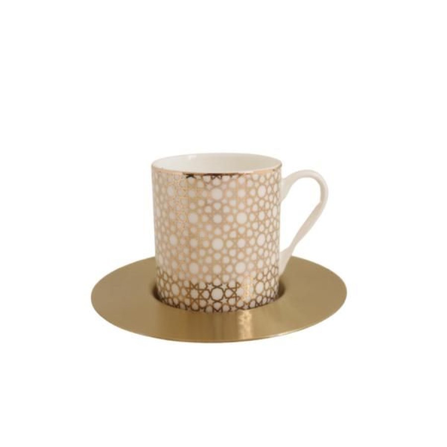 Coffee & Tea Zarina Tableware Espresso Cups | Set Of 6 Arabesque Espresso Cups